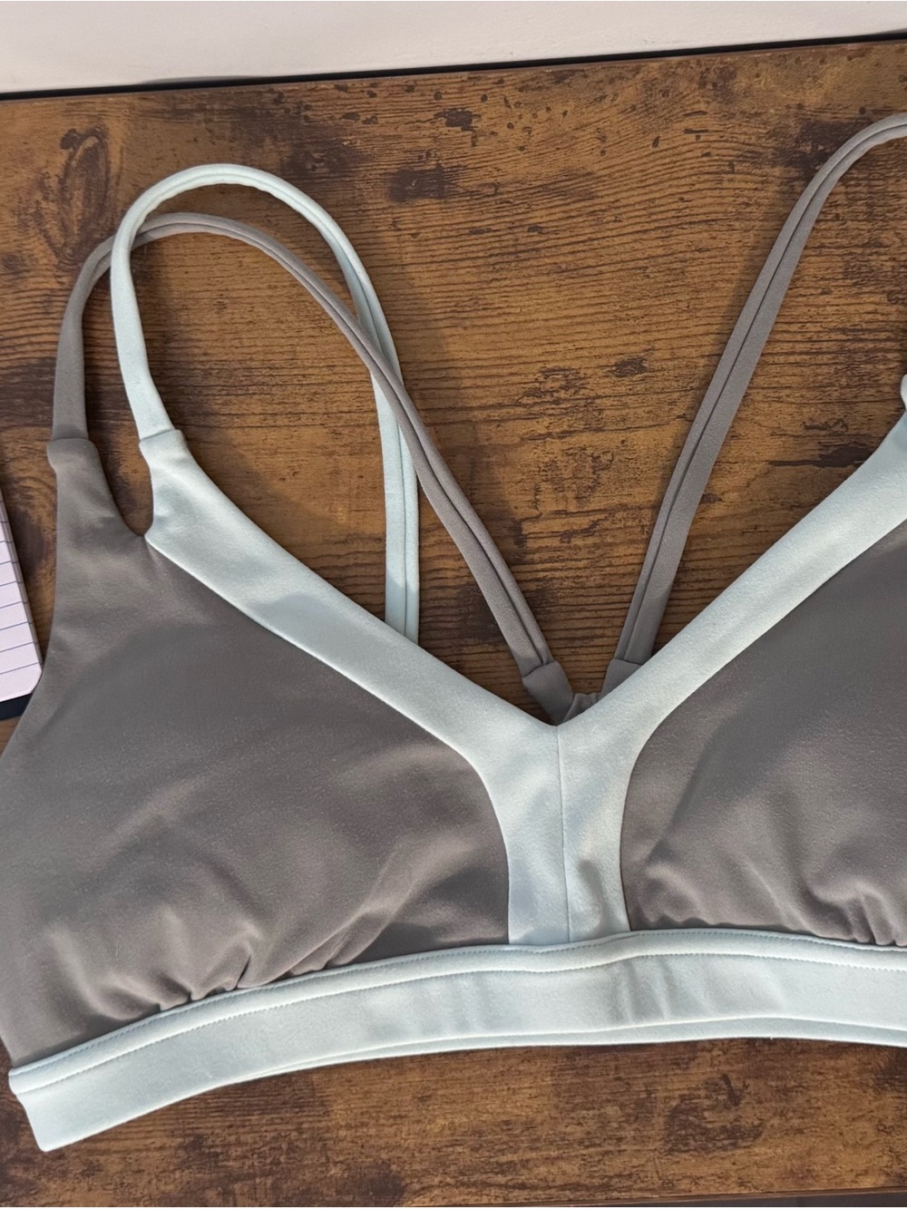 ACTA Two Strap Bra Sage & Sky